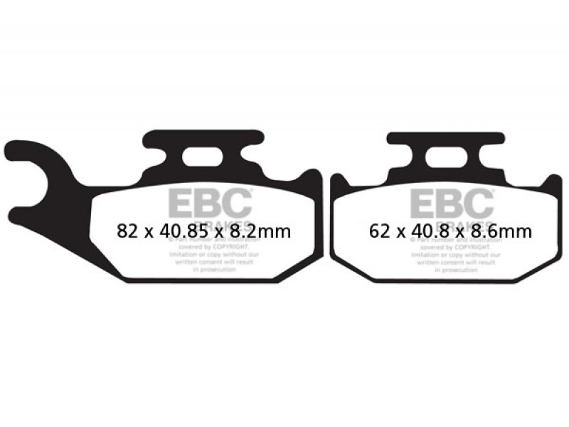 Placute de frana EBC FA414R Placute de frana EBC FA414R