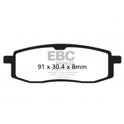 Placute de frana EBC FA105R Placute de frana EBC FA105R