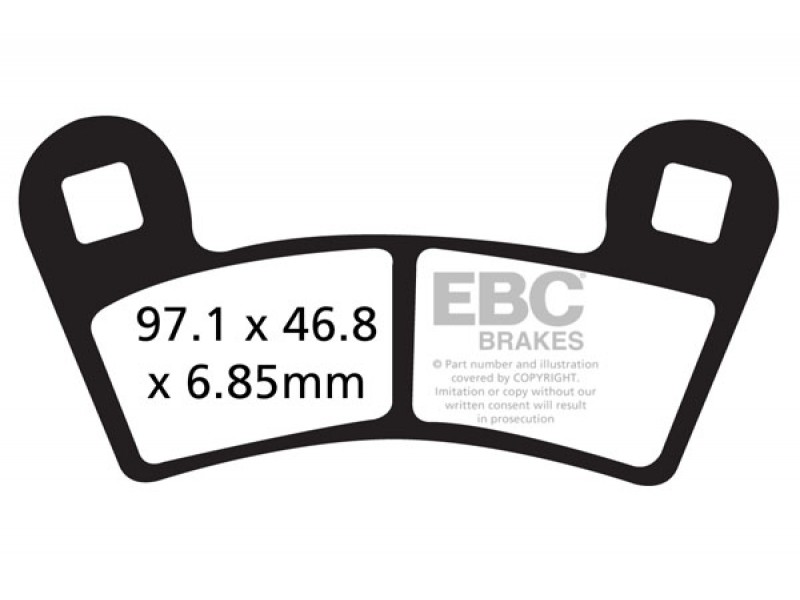 Placute de frana EBC FA456R
