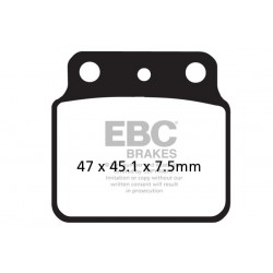 Placute de frana EBC FA137R Placute de frana EBC FA137R