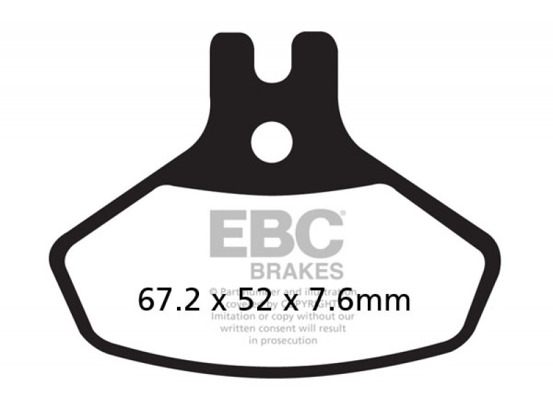 Placute de frana EBC FA468R