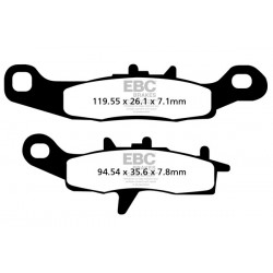 Placute de frana EBC FA349R Placute de frana EBC FA349R