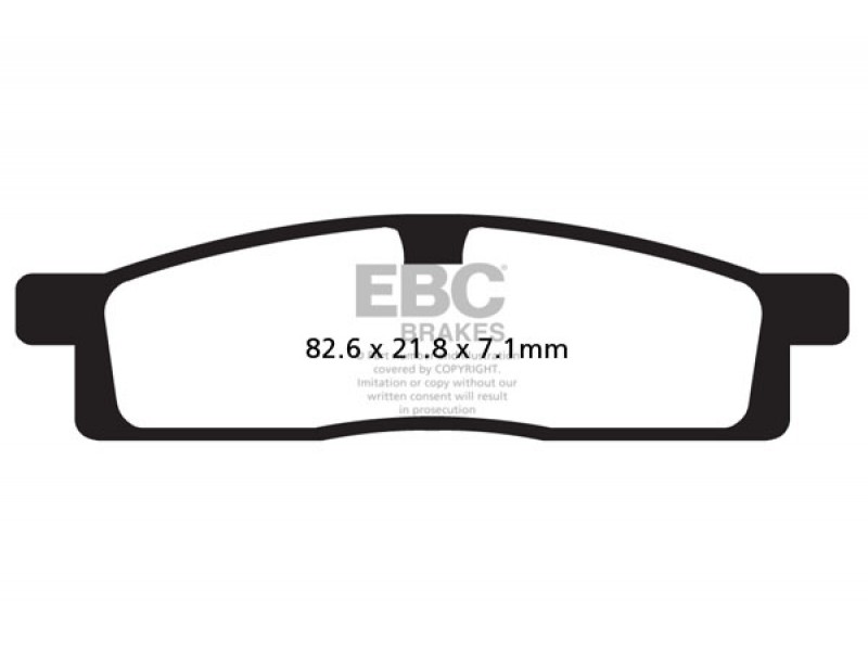 Placute de frana EBC FA119TT Placute de frana EBC FA119TT