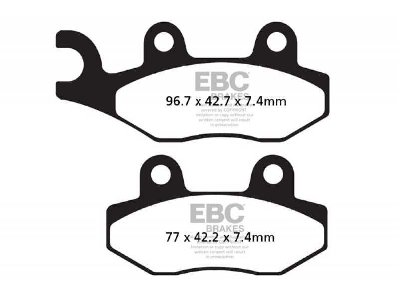 Placute de frana EBC FA135TT Placute de frana EBC FA135TT