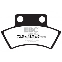 Placute de frana EBC FA232TT Placute de frana EBC FA232TT