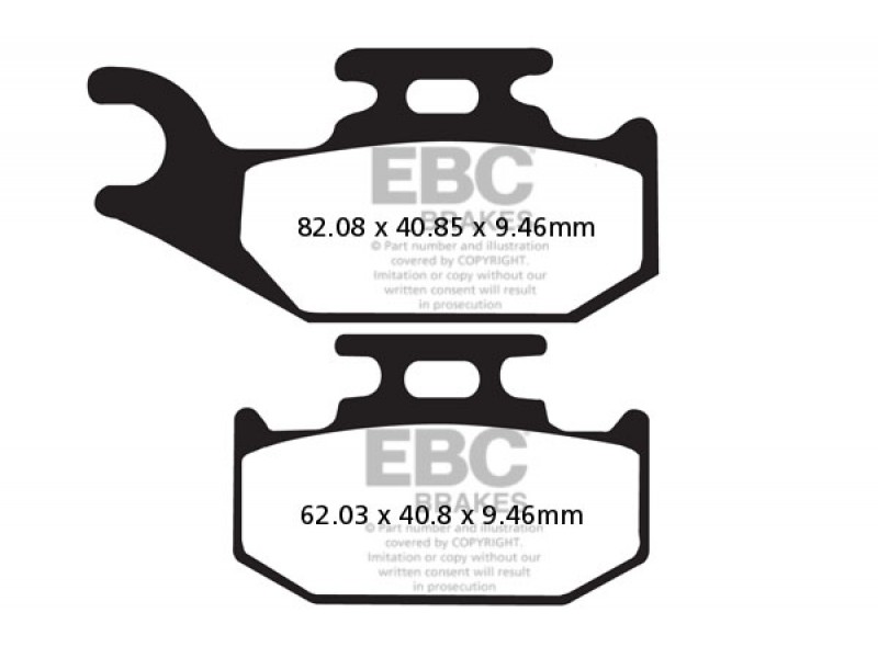 Placute de frana EBC FA317TT Placute de frana EBC FA317TT