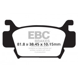 Placute de frana EBC FA410TT Placute de frana EBC FA410TT