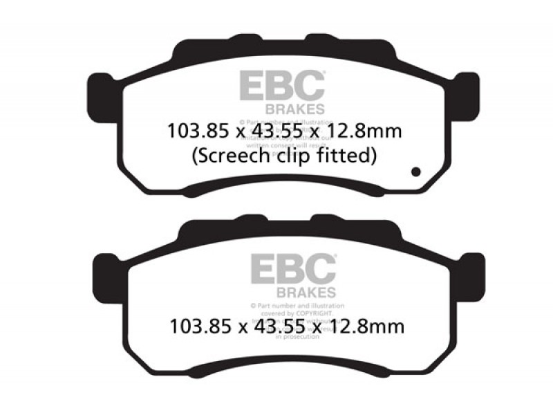 Placute de frana EBC FA476TT