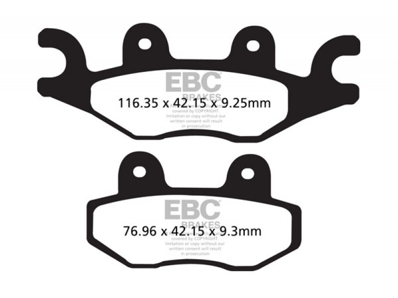 Placute de frana EBC FA484TT