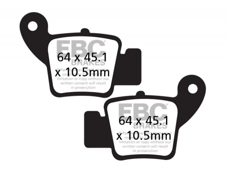 Placute de frana EBC FA634TT