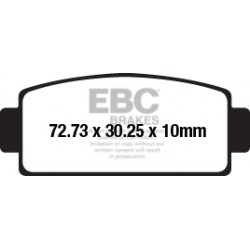 Placute de frana EBC FA651TT Placute de frana EBC FA651TT