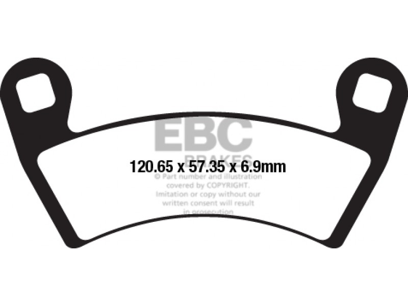 Placute de frana EBC FA656TT Placute de frana EBC FA656TT