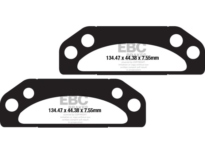 Placute de frana EBC FA659TT Placute de frana EBC FA659TT