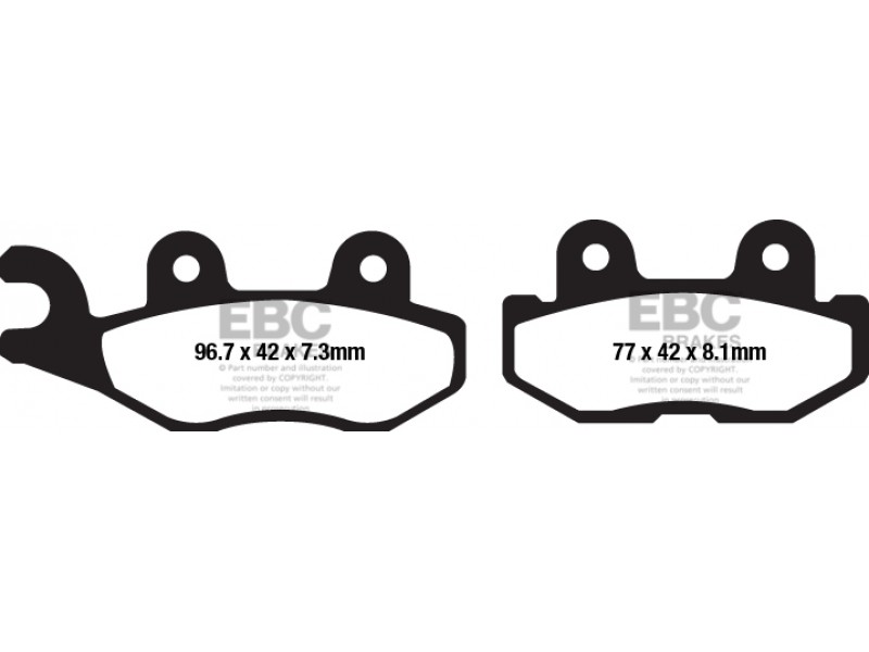 Placute de frana EBC FA675TT