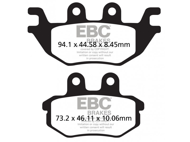 Placute de frana EBC FA686TT Placute de frana EBC FA686TT
