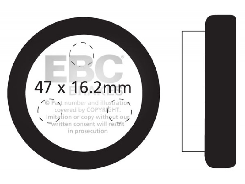 Placute de frana EBC FA021R
