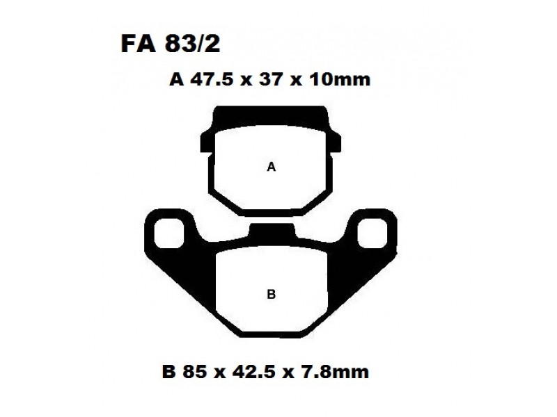 Placute de frana EBC FA083/2TT
