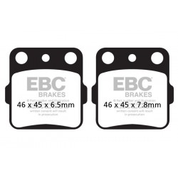Placute de frana EBC FA084/2R Placute de frana EBC FA084/2R