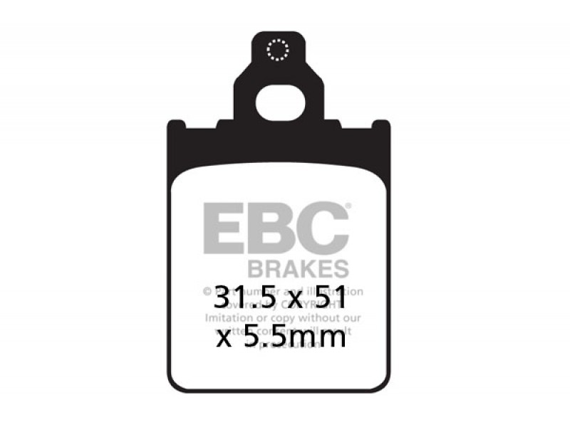 Placute de frana EBC SFA186 Placute de frana EBC SFA186