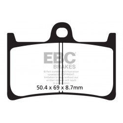 Placute de frana EBC SFA252HH Placute de frana EBC SFA252HH