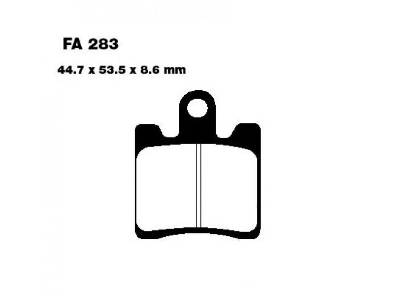 Placute de frana EBC SFA283/4 Placute de frana EBC SFA283/4