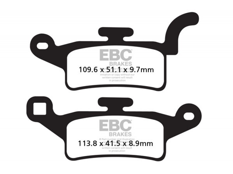 Placute de frana EBC SFA492