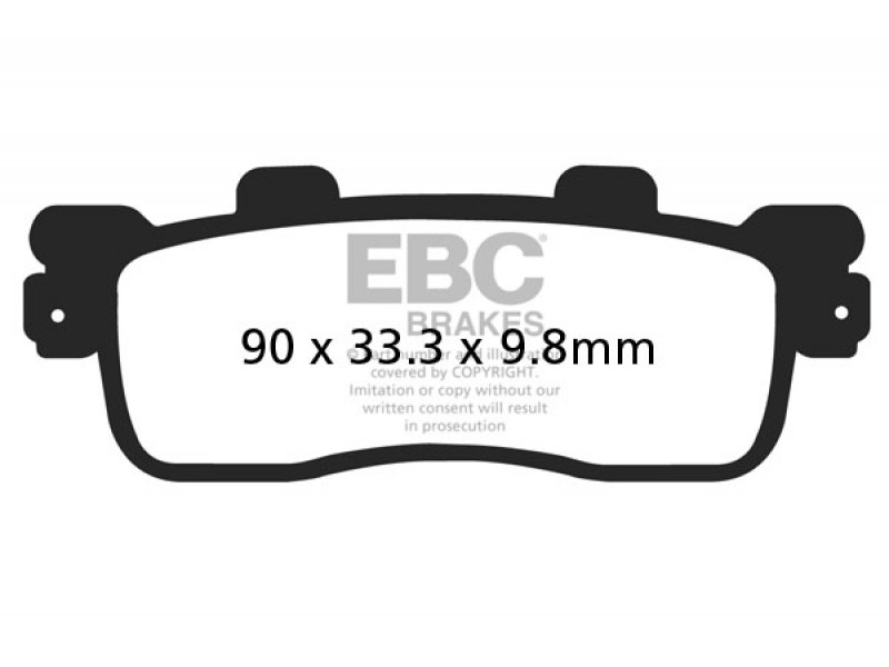 Placute de frana EBC SFA498 Placute de frana EBC SFA498