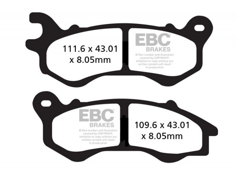 Placute de frana EBC SFA603 Placute de frana EBC SFA603