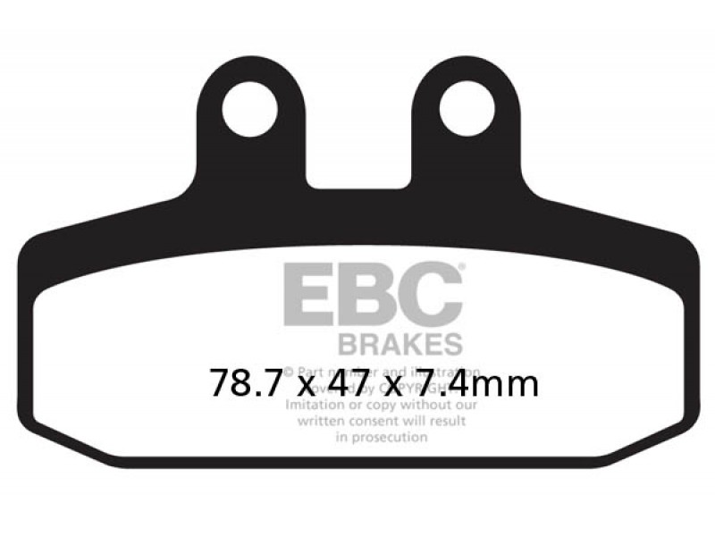 Placute de frana EBC SFAC256 Placute de frana EBC SFAC256