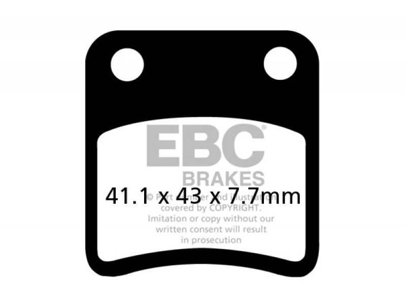 Placute de frana EBC SFAC257