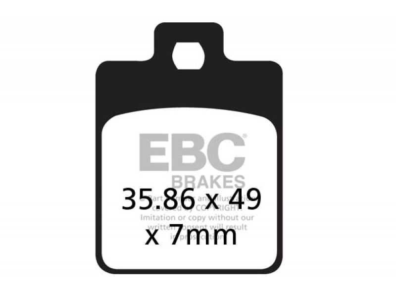 Placute de frana EBC SFAC260 Placute de frana EBC SFAC260