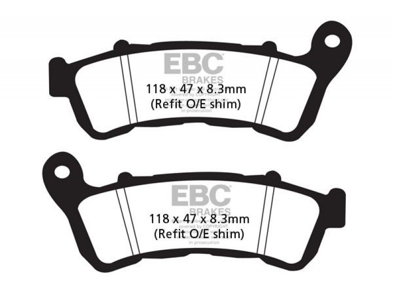 Placute de frana EBC SFAC388 Placute de frana EBC SFAC388