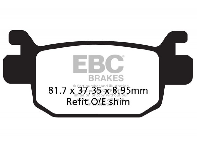 Placute de frana EBC SFAC415 Placute de frana EBC SFAC415