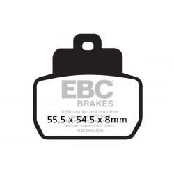Placute de frana EBC SFAC425 Placute de frana EBC SFAC425