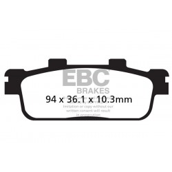 Placute de frana EBC SFAC427 Placute de frana EBC SFAC427