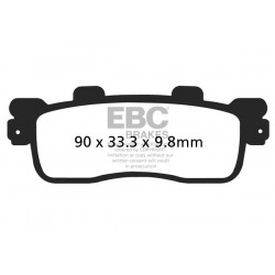 Placute de frana EBC SFAC498 Placute de frana EBC SFAC498