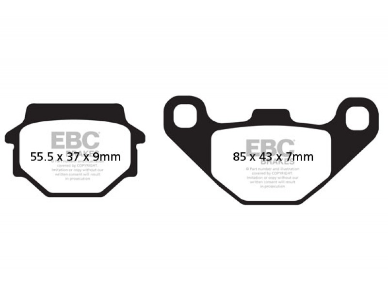 Placute de frana EBC FA067/3 Placute de frana EBC FA067/3