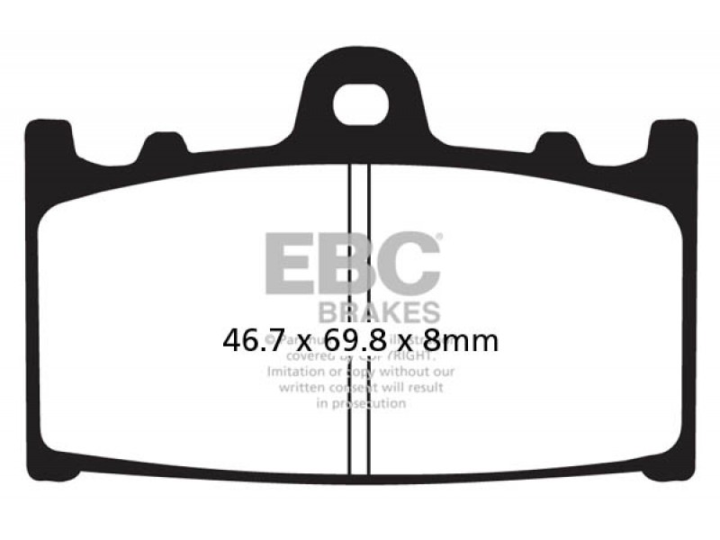 Placute de frana EBC EPFA158HH Placute de frana EBC EPFA158HH