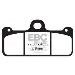 Placute de frana EBC EPFA218/2HH Placute de frana EBC EPFA218/2HH
