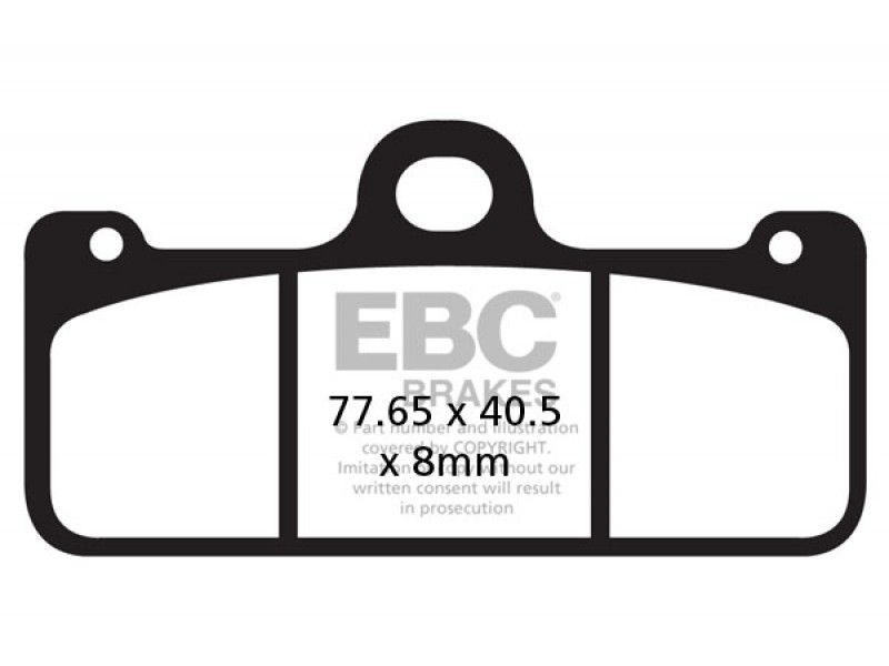Placute de frana EBC EPFA218/2HH