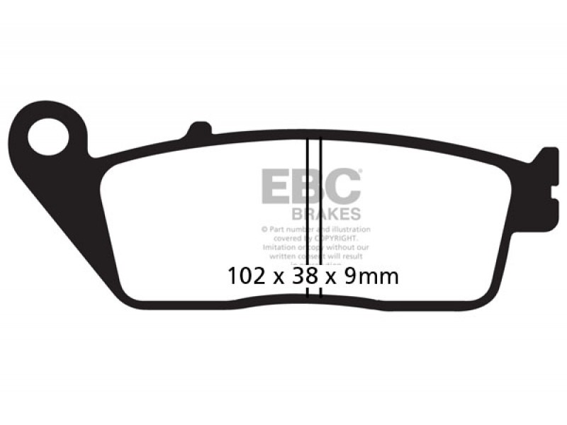 Placute de frana EBC EPFA226HH