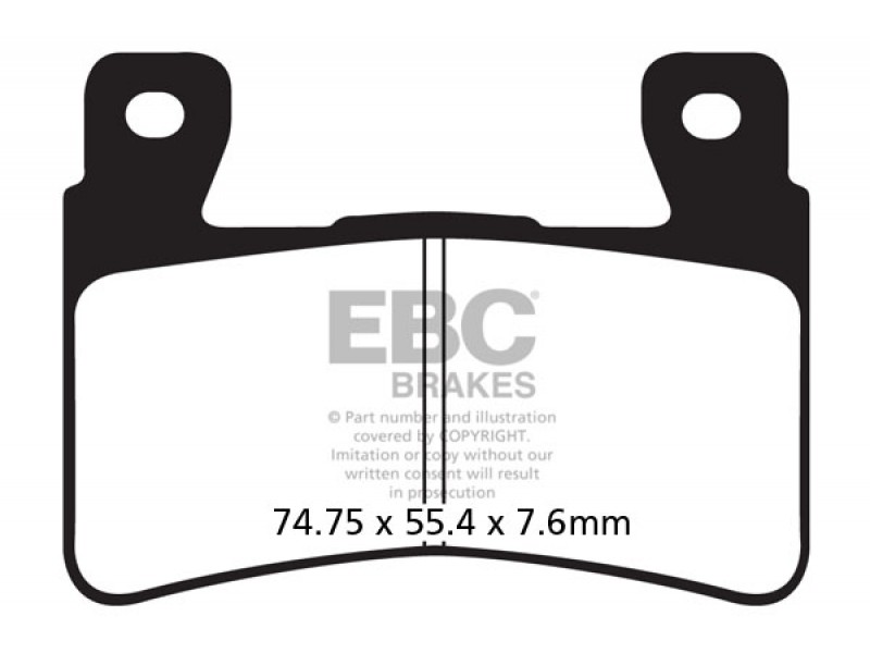 Placute de frana EBC EPFA296HH Placute de frana EBC EPFA296HH