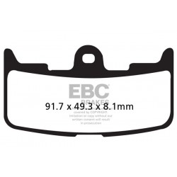 Placute de frana EBC EPFA345HH Placute de frana EBC EPFA345HH