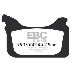 Placute de frana EBC EPFA405HH Placute de frana EBC EPFA405HH