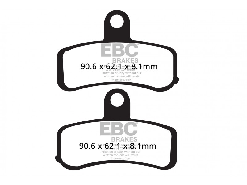 Placute de frana EBC EPFA457HH