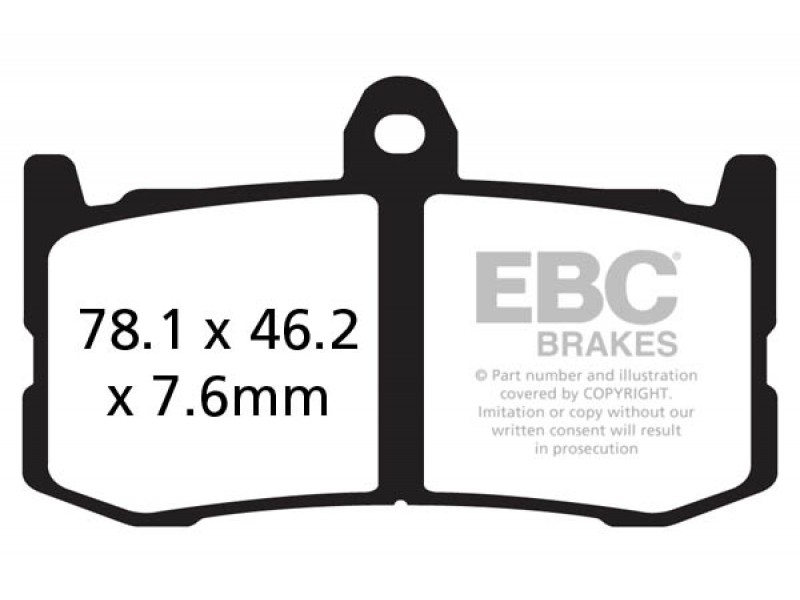 Placute de frana EBC EPFA491HH