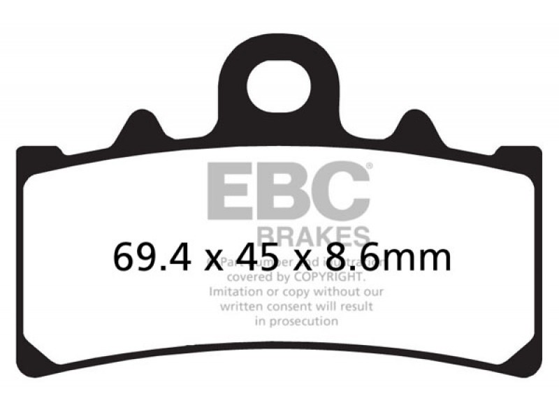 Placute de frana EBC EPFA606HH Placute de frana EBC EPFA606HH