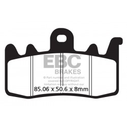 Placute de frana EBC EPFA630HH Placute de frana EBC EPFA630HH