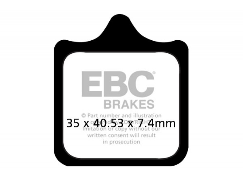 Placute de frana EBC EPFA322/4HH Placute de frana EBC EPFA322/4HH