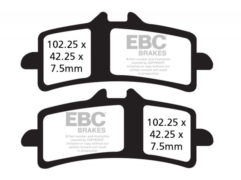 Placute de frana EBC EPFA447HH Placute de frana EBC EPFA447HH